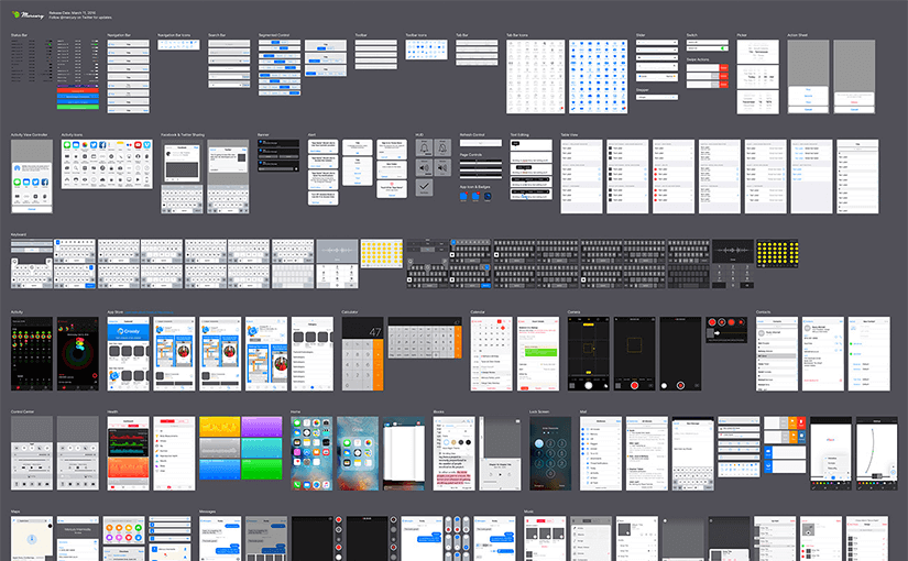 Free Ios 93 Iphone Ui Kit For Illustrator And Sketch The