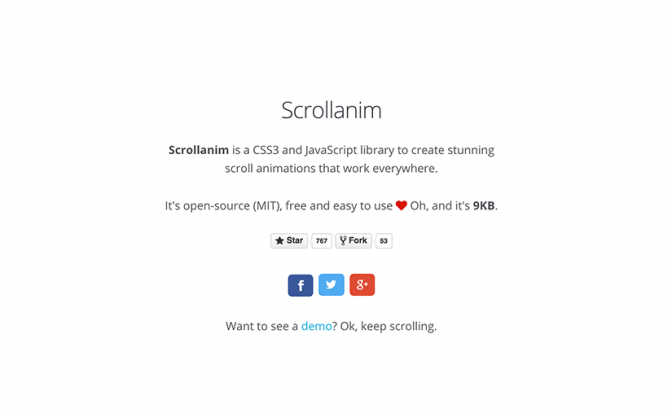 Scrollanim: A CSS3 and JavaScript Library to Create Stunning Scroll ...