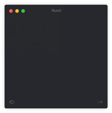 Numi Numi - Beautiful calculator app for Mac