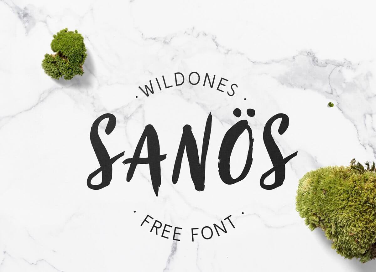 Sanös Free Brush Script Font