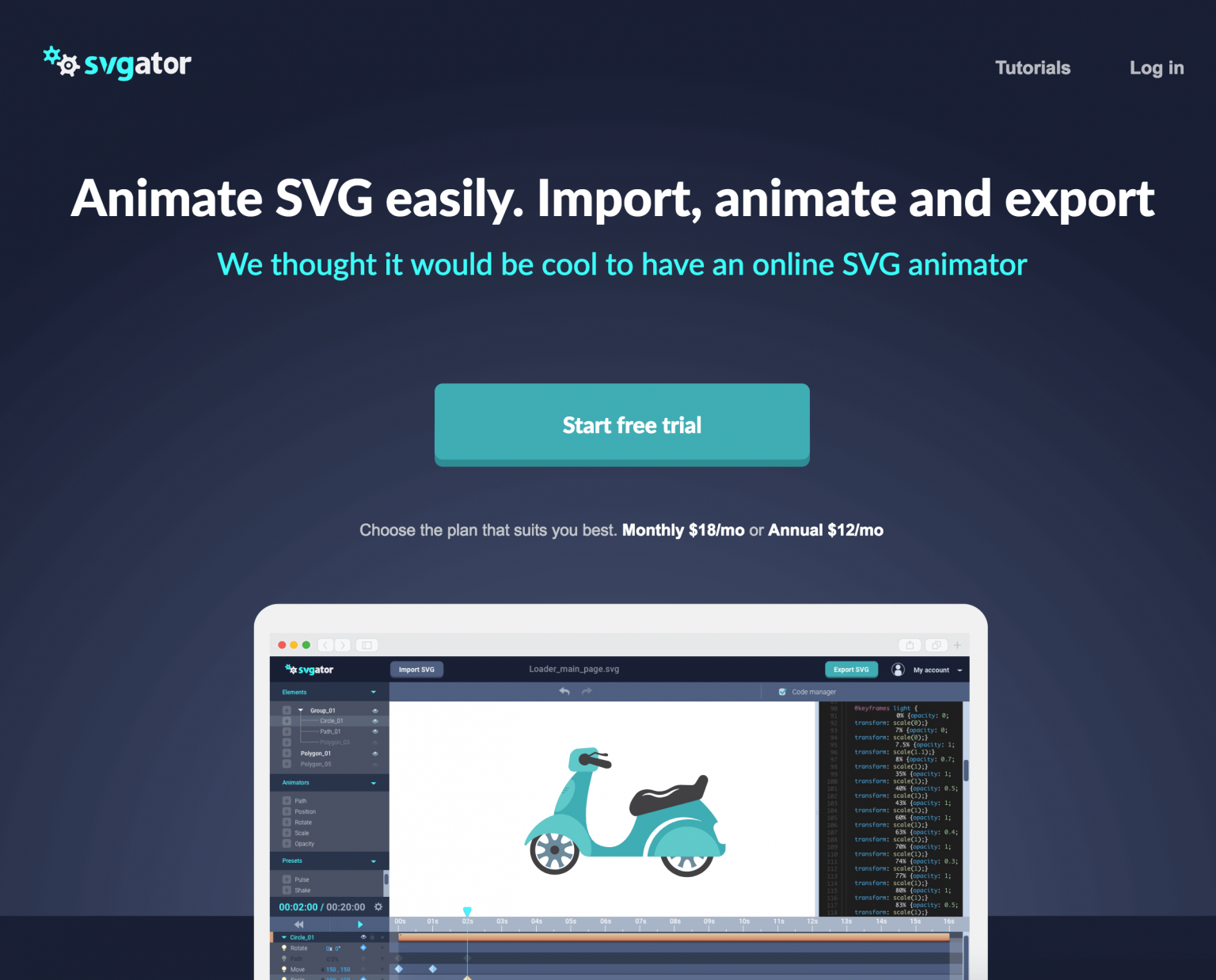 Download 6 Amazing SVG Animation Tools and Libraries - The World Wide Web Magazine