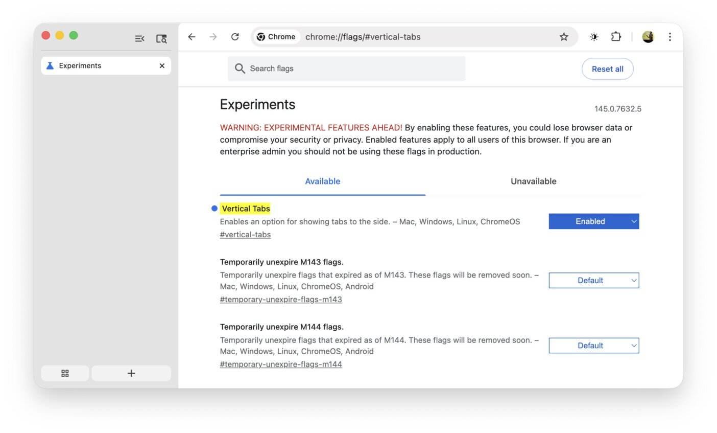 google-chrome-vertical-tabs-sidebar-1404x847 Vertical Tabs Arrive in Google Chrome Beta – Here’s How to Enable Them